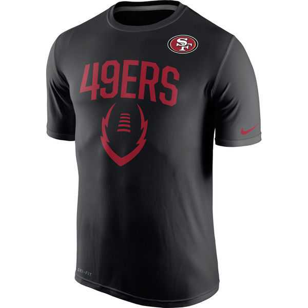 San Francisco 49ers Nike Legend Icon Performance WEM T-Shirt - Black,We sell and wholesale San Francisco 49ers Nike Legend Icon Performance WEM T-Shirt - Black on line form chian!